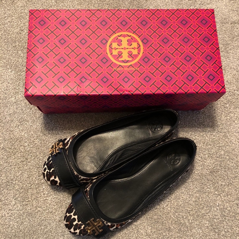 Tory Burch Reva Flats- Calf Hair